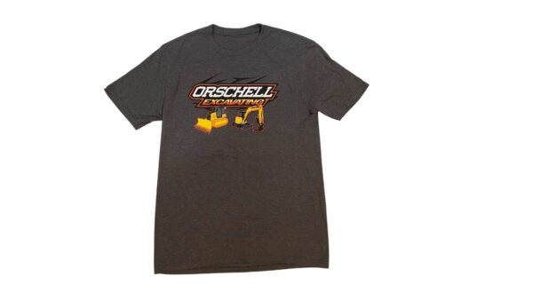 Orschell Excavating Shatter Perfect Tri Tee - Charcoal Grey