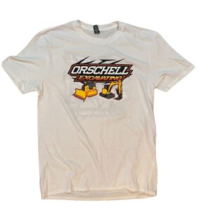 Orschell Excavating Shatter Perfect Tri Tee - White