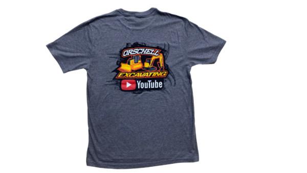 Orschell Excavating YouTube Tee - Grey Frost