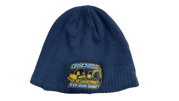 Orschell Excavating New Era Knit Beanie - Grey