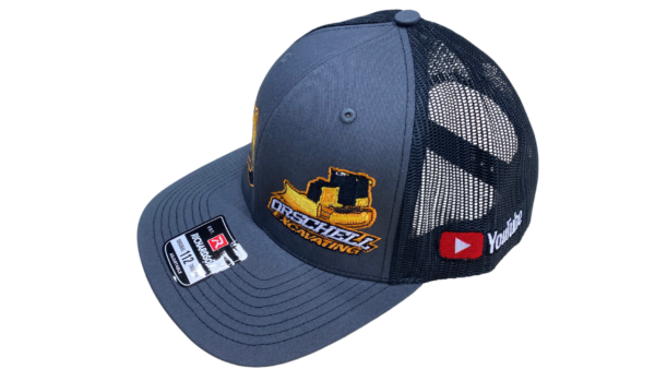 Orschell Excavating Trucker Snapback Hat - Grey/Black