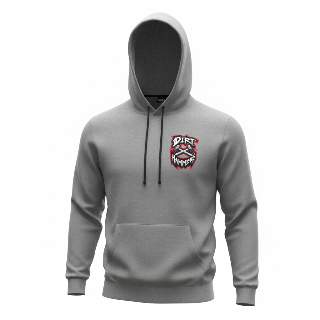 Dirt Hammers Pullover Hoody - Grey