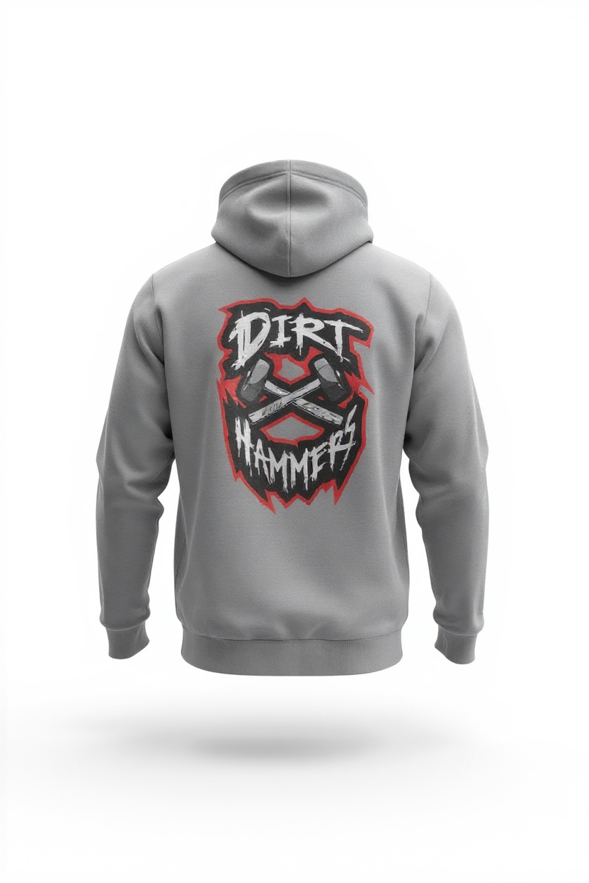 Dirt Hammers Pullover Hoody - Grey